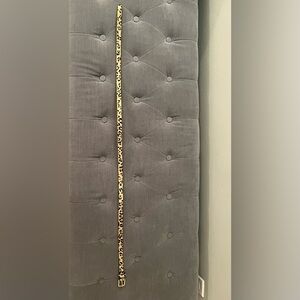 Express Leopard Leather Skinny Belt